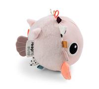 Balle d'éveil poisson Puffee rose (12 cm)