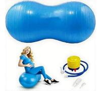 Balle d'exercice d'accouchement avec pompe en PVC durable pour la grossesse, le soutien du travail, le pilates, la physiothérapie, le soulagement des douleurs dorsales, l'entraînement de base et le