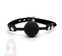 Balle d'exercice en silicone noir - Balle d'entraînement physique