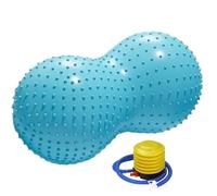 Balle d'exercices d'arachide - Balle de Massage sensoriel de 90 x 45 cm avec Pompe pour Yoga et Pilates | Entraînement de Base et physiothérapie pour, Adultes Grossesse | Jouet sensoriel