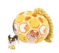 Balle disco pour grands chiens, balle élastique pour chiens pour jouer en plein air, corde en coton et colorée, balle de rire pour grands chiens, anniversaire