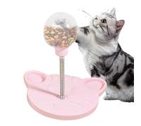 Balle distributrice de friandises avec ressort, jouet interactif pour animaux de compagnie | Distributeur de nourriture robuste et lent pour chats et petits chiens, encourage les compétences