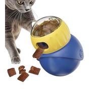 Balle distributrice de friandises réglable pour chat, jouet alimentaire rechargeable, mangeoire interactive pour animaux de compagnie, parfaite pour le dressage des chiots, l'enrichissement et les