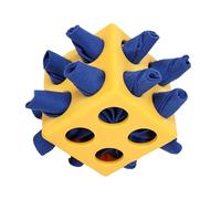 Balle distributrice de récompenses pour chiens - Jeu interactif lent pour aliments - Stimulation mentale cognitive jeux intérieur extérieur jouet résistant enrichissement sensoriel