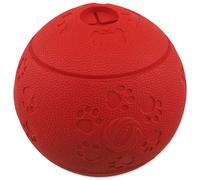Balle DOG FANTASY pour friandises rouge 11cm 1 pc