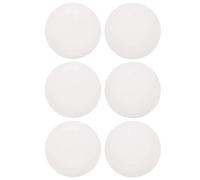 Balle Durable De Pong De 6 PièCes, Balle De Tennis De Table De 6 PièCes, Pour Les Accessoires De Sport D'éQuipement De Sport(White)