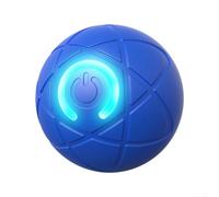 Balle électronique activée par le mouvement pour animaux de compagnie, compatible avec les chiens et les chats, fournit un mouvement dynamique pour s'amuser et faire de l'exercice en intérieur (bleu)