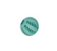 Balle en caoutchouc pour chien Nobby Pet Dental Line Turquoise 5 cm