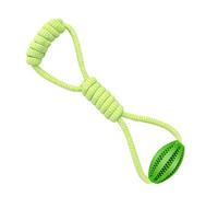 Balle en corde pour chien - Jouet en corde rigide - Distributeur de nourriture - Nœud de corde à tirer - Fournitures pour les remorqueurs et plus encore