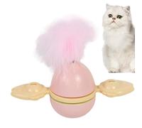 Balle en peluche pour chat - Jouet interactif pour chat - Jouet interactif amusant et amusant pour chat avec poursuite, besoins d'exercice et fonctions de chasse