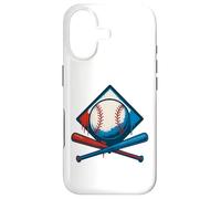 Balle et Batte de Graffiti de Style de Rue de Baseball Coque pour iPhone 17