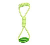 Balle Et Corde - Jouet Pour Chien En Caoutchouc De Coton Avec Distributeur De Nourriture Design Football | Accessoire À Mâcher Interactif | Aide À La Formation Au Nettoyage Des Dents | Jouet De