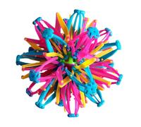 Balle Extensible Magique Enfant, Jouet Anti-Stress Sphère Rétractable Colorée Éducatif, Boule de Respiration Plastique Lisse pour Soulager l'Anxiété Cadeau Préscolaire