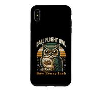 Balle Flight Owl Saw Every inch Funny Golf Coque pour iPhone XS Max