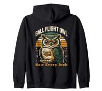 Balle Flight Owl Saw Every inch Funny Golf Sweat à Capuche