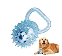 Balle flottante à picots pour chien - Jouet interactif couineur à mâcher pour chiens de taille moyenne et grande