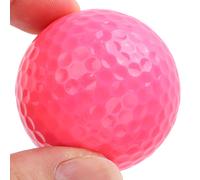 Balle Flottante De Golf à 2 Couches, Plage D'eau Flottante, Sports De Plein Air, EntraîNement à La Pratique Du Golf, Balles Roses
