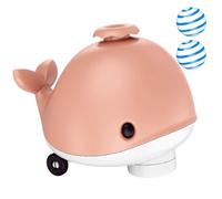 Balle flottante en forme de baleine électrique - Jouet flottant - Balle pour baleine - Fournitures pour animaux de compagnie - Flexible et fonction musicale - Équilibre - Jeux de blowing pour
