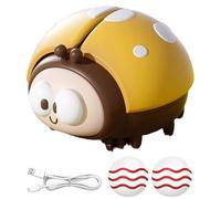 Balle flottante en forme de coccinelle, jouet électrique USB pour garçons et filles âgés de 1 à 3 ans (jaune)