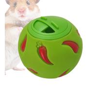 Balle friandise hérisson en PVC 7,5 x 7,5 cm | Balle friandise lapin | Balles d'activité pour petits animaux, lapins, hérissons, cochons d'Inde et jeu interactif pour l'alimentation saine et le