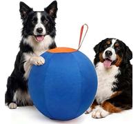 Balle géante gonflable durable pour chien pour exercice en plein air, stimulation mentale et jeu push-and-chase (couleur A)