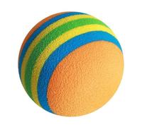 Balle Golf En Mousse EVA, 50 Pièces, Multicolore, Léger Et Résistant, Pratique Intérieure - Sécurité Maximale, Couleurs Vives, Pour Entraînement Et Jeu D'intérieur (Boule rayée orange bleu jaune