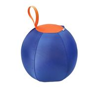 Balle gonflable apaisante de 45,7 cm pour chiens avec poignée de couverture, balle de dressage résistante aux déchirures pour grandes races