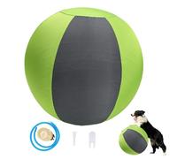 Balle gonflable pour troupeau, jouet géant pour chiot, 76,2 x 76,2 cm, sphère d'exercice avec construction robuste, rouleau en vinyle épais, appareil robuste avec style rond, balle d'animal pour