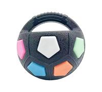 Balle grinçante durable pour chiens - Sphère de récupération interactive presque indestructible, jouet à mâcher résistant, jouet de massage pour nettoyage dentaire des gencives | Équipement d'entraîne