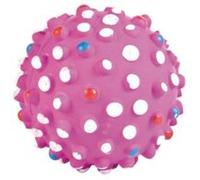 Balle Hérisson Néon, Caoutchouc Souple, Ø 7 Cm - Mon Animalerie G