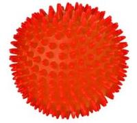 Trixie Jouet pour chien – Balle hérisson en vinyle, couineur, Ø 7 cm, orange (3414)