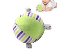 Balle hochet douce | Éducative Balle de 12 cm colorée avec grelot intégrée | Jouet sensoriel pour bébés de plus de six mois Stimulation visuelle Exploration sensorielle Diverse