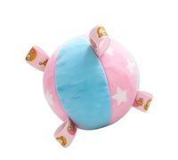 Balle hochet sensorielle douce - Jouet à cloche interactif amusant, équipement de balle en peluche, jeu portable pour tout-petits | Poussette pour filles, avant le coucher, les voyages, les jours des