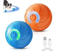 Balle Interactive à Rouler pour Chien,2PC Balle Chien et Chat Interactive,Balles à Rouler pour Chat Et Chiene,Balles Intelligente pour Petits Chiens,Boule d'activation de Saut de Chiens (Coloré)