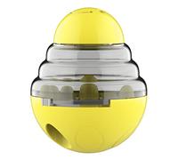 Balle interactive distributrice de nourriture pour chien, matériau ABS, plusieurs couleurs disponibles, distributeur de friandises avec design transparent, balle puzzle pour stimulation mentale des