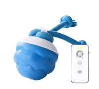 Balle Interactive Électrique Roulante pour Chien, Balle Électrique Mobile pour la Poursuite Canine, Accessoires de Mâchonnement et d'Exercice Silencieux pour Chiot lors du Jeu au Parc sur Prairie à la