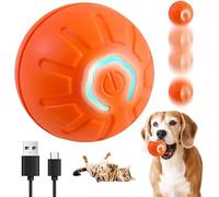 Balle Interactive et couinante pour Chien, Jouet Sauteur pour Animal de Compagnie (2025) avec Fonction de réveil Intelligent, Rechargeable, évite Les Obstacles et Active pour Un Jeu énergique.