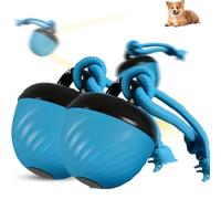 Balle Interactive for Chien, Nouveaux Modes de Jeu (2025), Balle Tactile, Rechargeable par USB, Jouet Automatique à détection de Mouvement for Chiots(Blue,2 pcs)