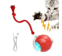 Balle interactive pour chat d'intérieur - Jouet interactif pour chat - Balle lumineuse qui se déplace automatiquement - Jouet pour animal domestique - Soulage le stress