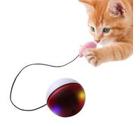 Balle Interactive pour Chat, Jeux Automatiques Électriques Mobiles, Jouet Pour Chat Balle Roulante Électrique, Pour Enrichissement Stimulation Contre L'Ennui Jeu De Poursuite Chien Intérieur