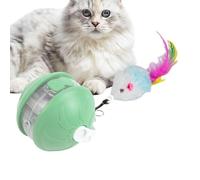 Balle interactive pour chat - Jouet silencieux pour animal domestique - Jouet de chasse interactif - Jouet mobile pour chien - Animal sûr - Provisions de divertissement pour le salon, la plage, le