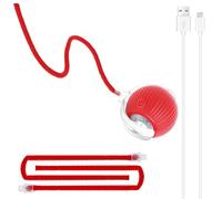 Balle interactive pour chat - Rechargeable - 300 mAh - Jouet électrique intelligent - 4 modes - Balle compacte interactive pour chien et chat