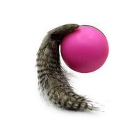 Balle interactive pour chat, roulant, 21 x 8,5 cm, alimenté par batterie, coque de divertissement, encourage le jeu actif pour l'intérieur, les chats, les animaux, l'extérieur, à la