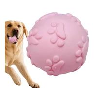 Balle interactive pour chien Balle Rebondissante Couinante de Dentition