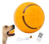 Balle interactive pour chien - Balle roulante active pour chiens | Fournitures vibrantes rebondissantes rechargeables par USB pour animaux domestiques avec lumière pour l'enrichissement des exercices