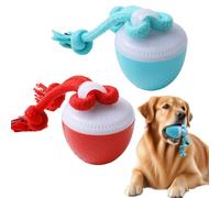 Balle interactive pour chien - Balle vibrante pour animal domestique avec son d'oiseau et lumière LED, 3 modes intelligents de boules mobiles pour l'ennui, balles rebondissantes en TPU durable pour