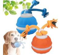 Balle interactive pour chien | Jeux de cerveau et anti-ennui | Balle de troupeau pour chiens avec design durable de style mandrin | Jouet attrayant pour chiot et chien adulte pour toutes les races