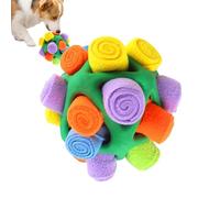 Balle interactive pour chien - Jouet puzzle à renifler | Boule d'entraînement lavable pour mordre, mâcher, stimuler le cerveau, jeu d'alimentation pour animaux de compagnie, jouet d'enrichissement