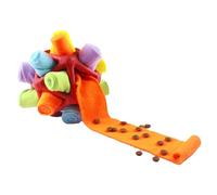 Balle interactive pour chien - Jouet puzzle à renifler | Boule d'entraînement lavable pour mordre, mâcher, stimuler le cerveau, jeu d'alimentation pour animaux de compagnie, jouet d'enrichissement