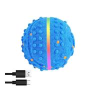 Balle interactive pour chien, rebondissante et étanche avec lumières 3 modes de jeu - Jouet auto-roulant | pour les races moyennes et grandes pour l'intérieur et l'extérieur, réduit l'ennui